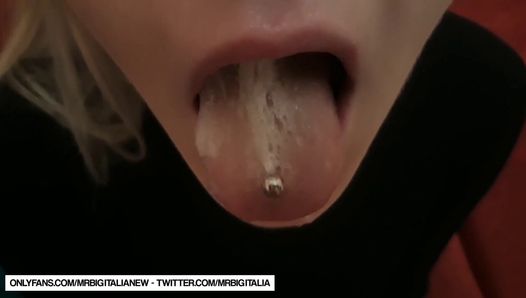 ANAL QUICKIE AND THEN I SWALLOW IT ALL! – ITALIAN AMATEUR MR. BIG