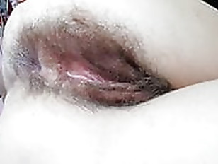 milf hairy pussy gape and finger in asshole